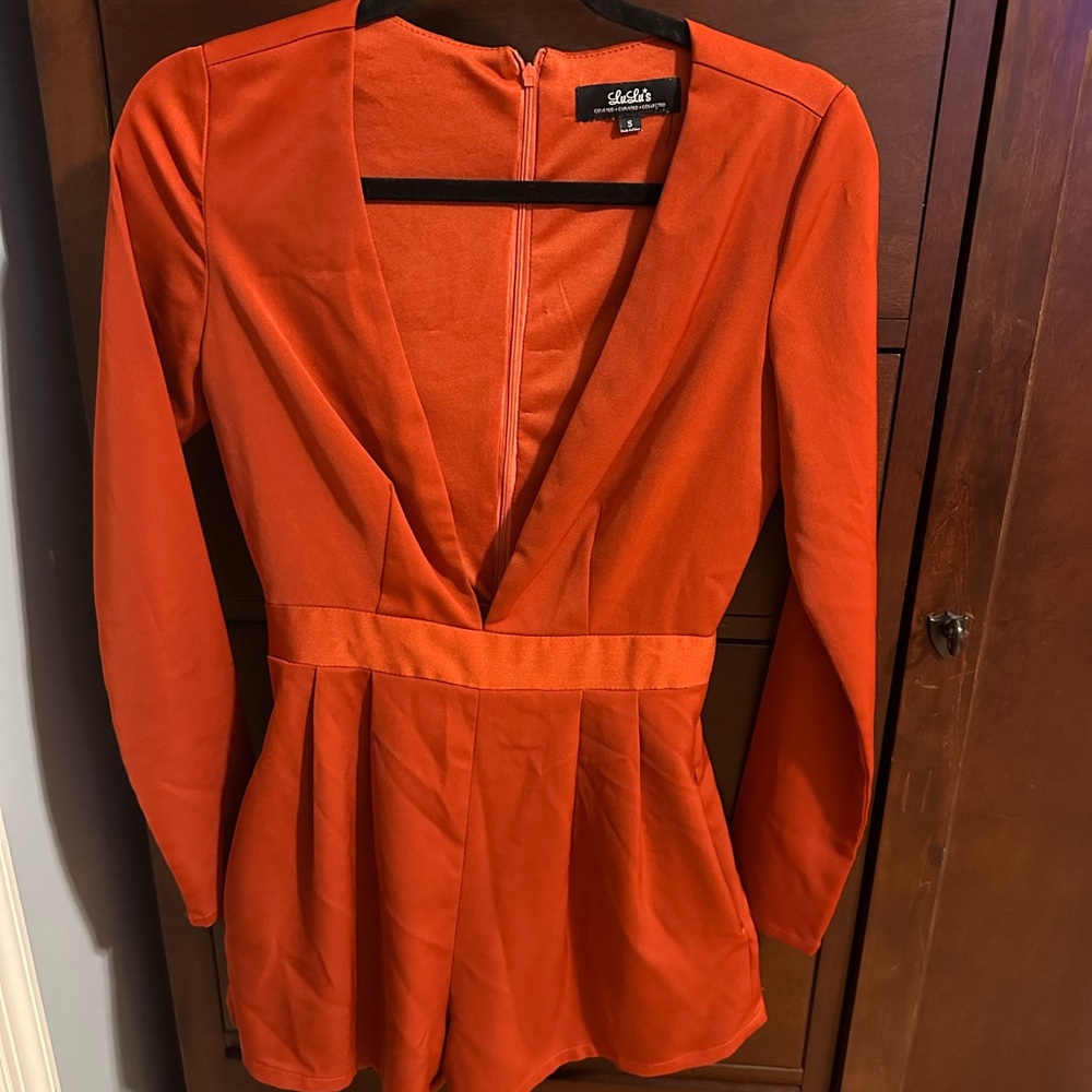 Burnt Orange Lulus Romper